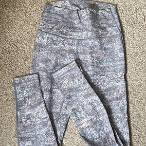 Lululemon Wunder Under Leggings in Asphalt Gray 25” Length